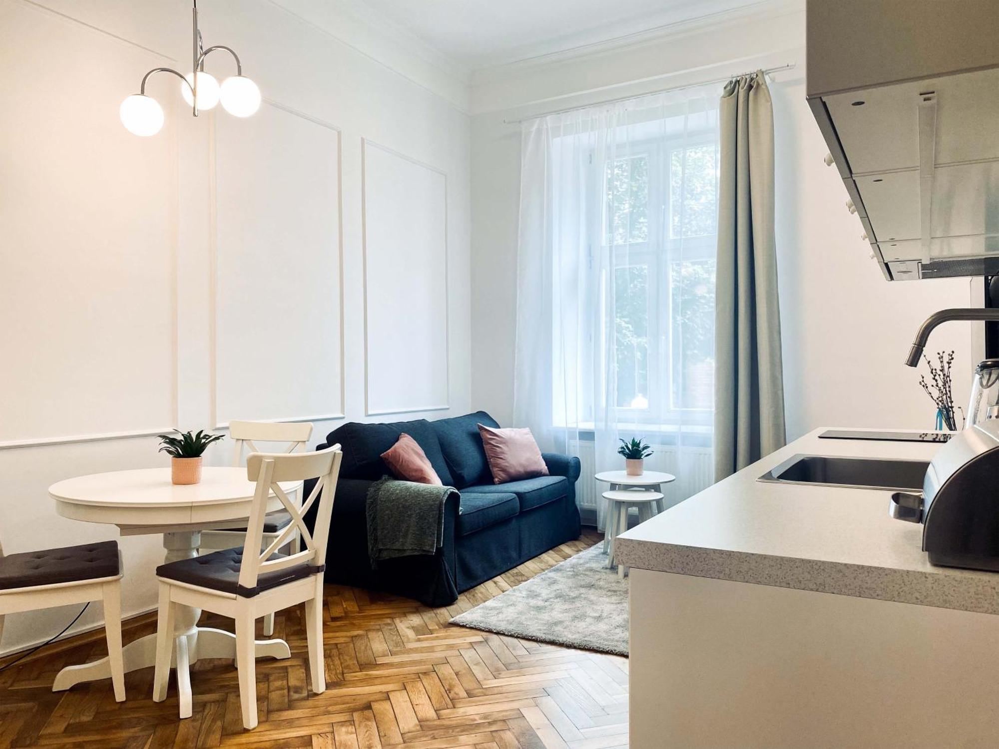 Beautiful Apartment With Two Rooms, Cracow Old Town Kraków Exteriör bild